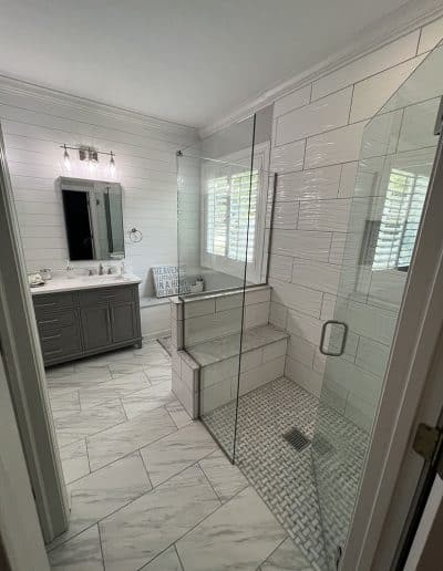 Bathroom Remodel with Walk-in Shower